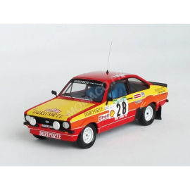 FORD ESCORT MKII 28 CARLOS BICA/FERNANDO PRATA RALLY OF PORTUGAL 1983 Die cast 