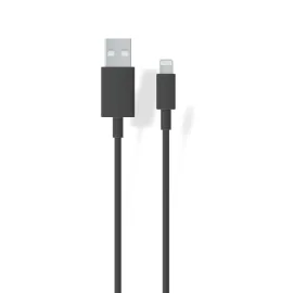 Charge and Data Cable for iPhone / 2A - 1M - Black 