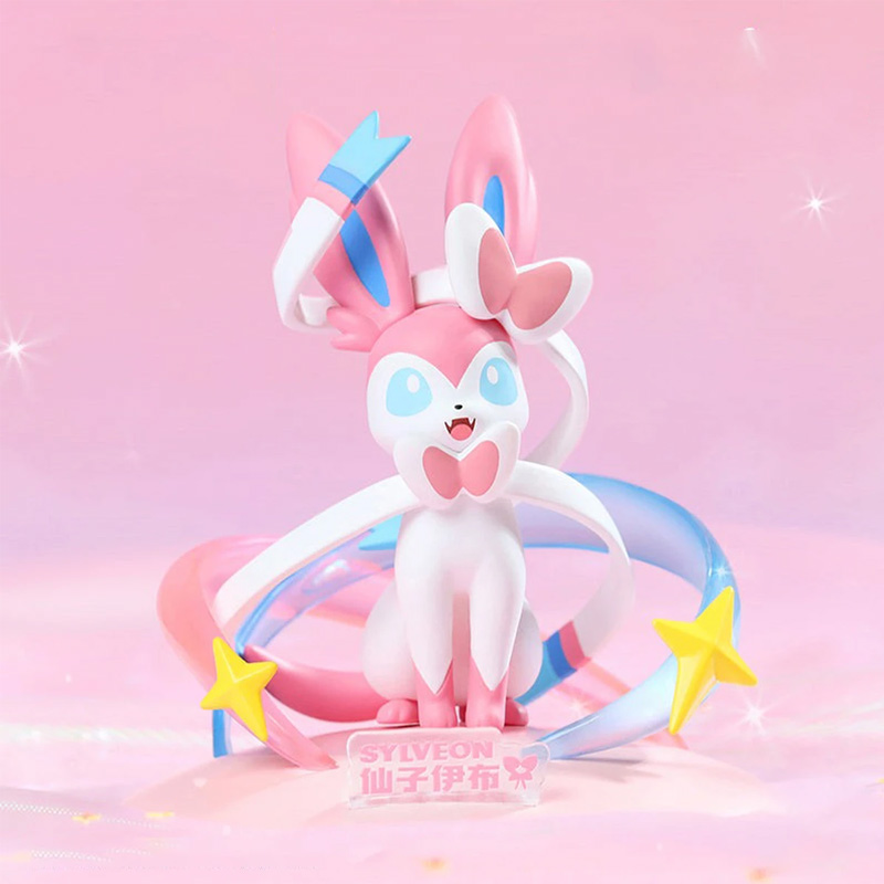 Pokemon Funism Prime Figure Mini Sylveon Phyllali 10cm Figurines