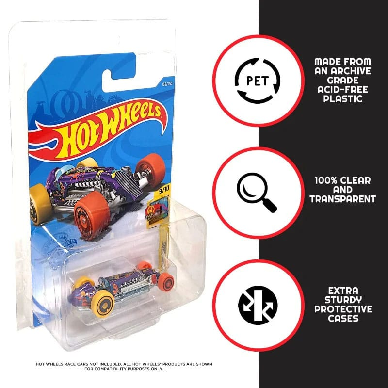 Hot Wheels pack 36 protection for blister packs (Long Card Mainline)