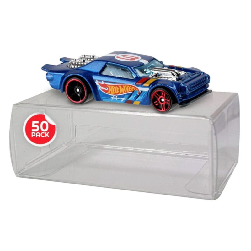 Hot Wheels Pack of 50 PET Protective Boxes for Matchbox Cars 