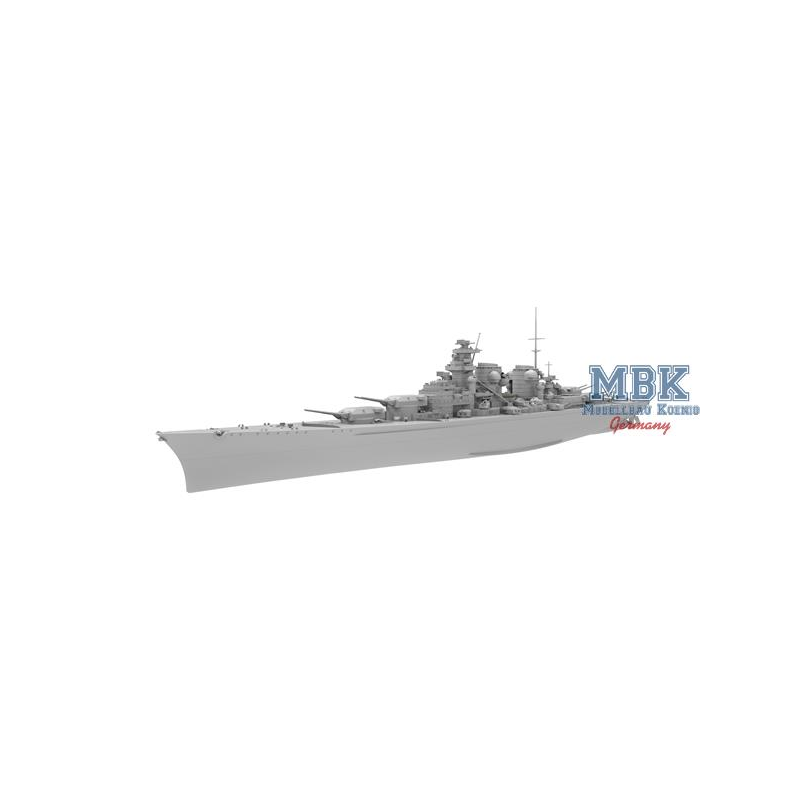 German Battleship H-Class HUTTEN-Deluxe Kit Ship model kit