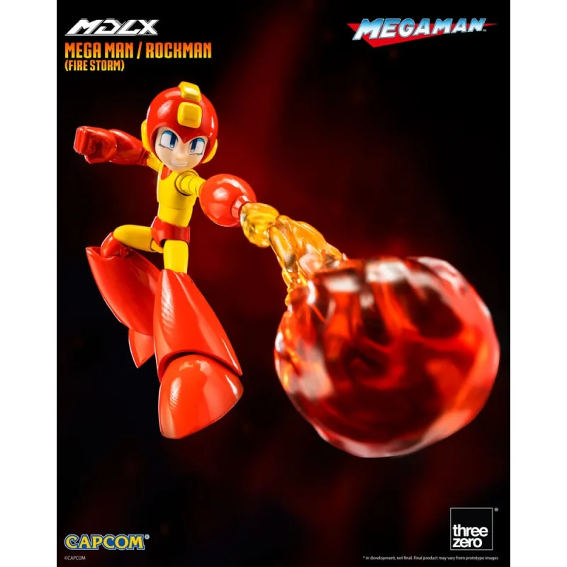 Mega Man figure MDLX Mega Man / Rockman (Fire Storm) 10 cm