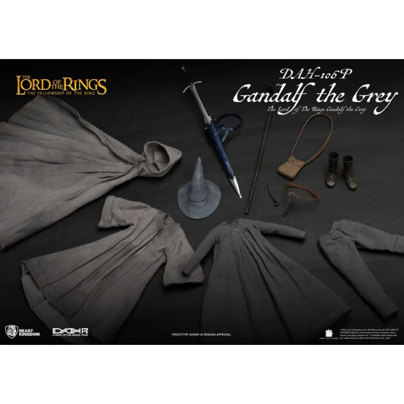 Lord of the Rings Dynamic Action Heroes 1/9 Gandalf the Grey 21cm Figure