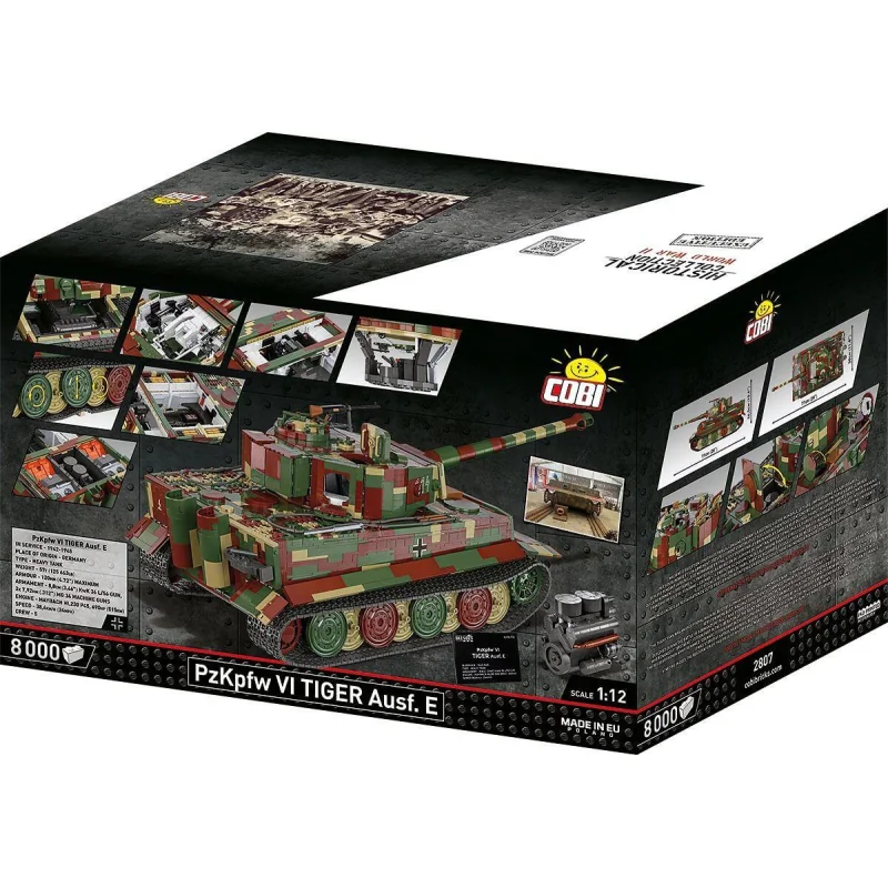 PzKpfw VI Tiger Ausf. E - Executive Edition 2 in 1 scale 1:12 Building Games