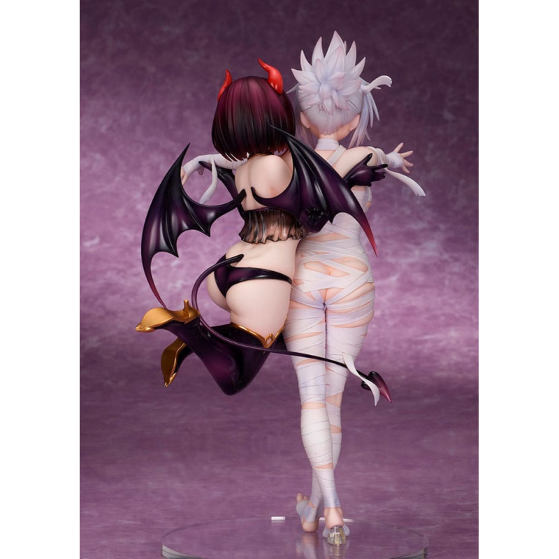 Ayakashi Triangle PVC statuette Matsuri Kazamaki & Suzu Kanade & Shirogane 25 cm