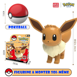 Pokemon Model Kit & Pokeball Eevee 6cm 