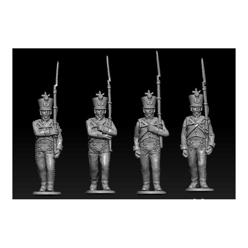 NEW SET! Napoleonic Hungarian Infantry (Marching) Historical figures