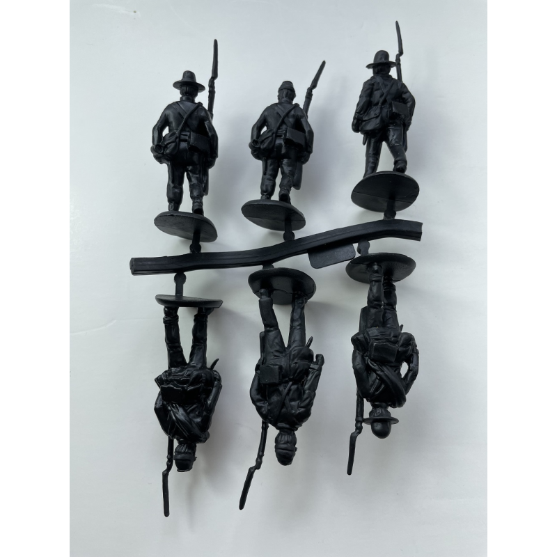 ACW Marching set 2 molded in Dark blue color like ACW Union army Historical figures