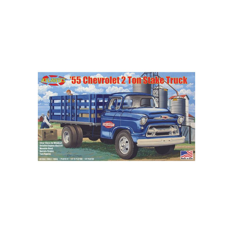 1955 Chevrolet 2 ton truck plastic model 1:48 Model truck kit