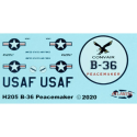 B-36 Peacemaker 1:184 plastic model airplane