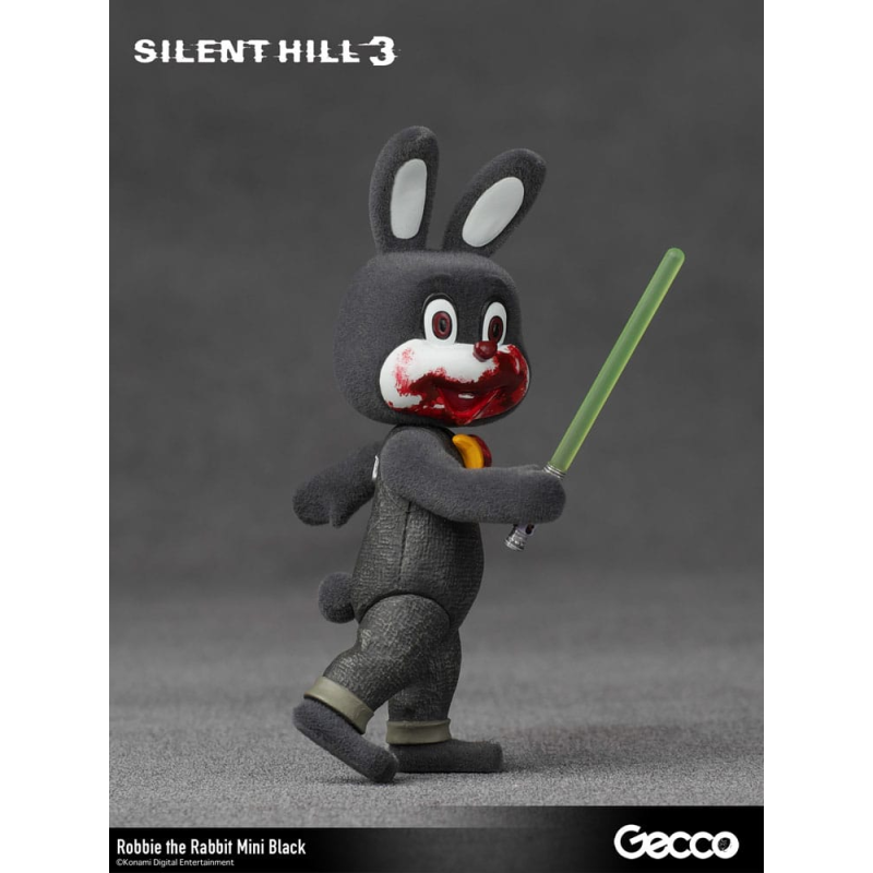 Silent Hill 3 mini figure Robbie the Rabbit Mini Black Version 10 cm Gecco