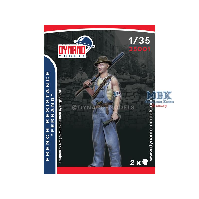 Vive la France - French resistance "Fernand" Figures 