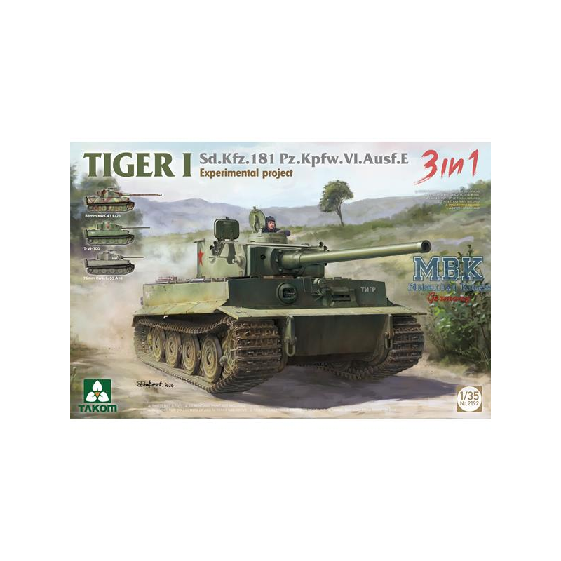 Tiger I Sd.Kfz.181 Pz.Kpfw. VI Ausf.E Experimental Model kit 