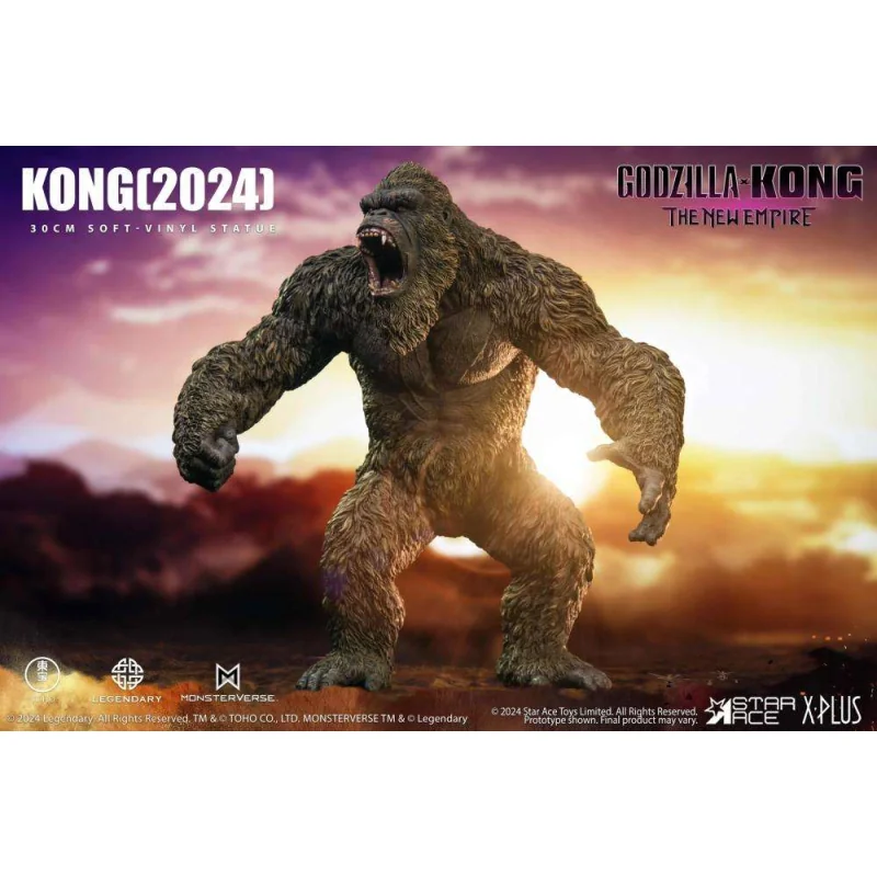 Godzilla X Kong Kong Soft Vinyl Normal Statue Figurine 