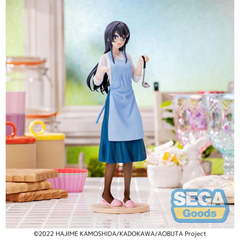 Rascal Does Not Dream of Bunny Girl Senpai Luminasta PVC statuette Mai Sakurajima Apron 14 cm Figurines