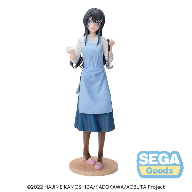 Rascal Does Not Dream of Bunny Girl Senpai Luminasta PVC statuette Mai Sakurajima Apron 14 cm