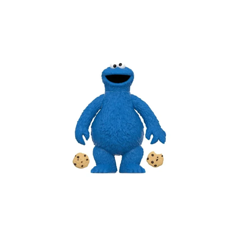 1, Sesame Street ReAction Wave 02 Cookie Monster 10 cm Figure Figurines