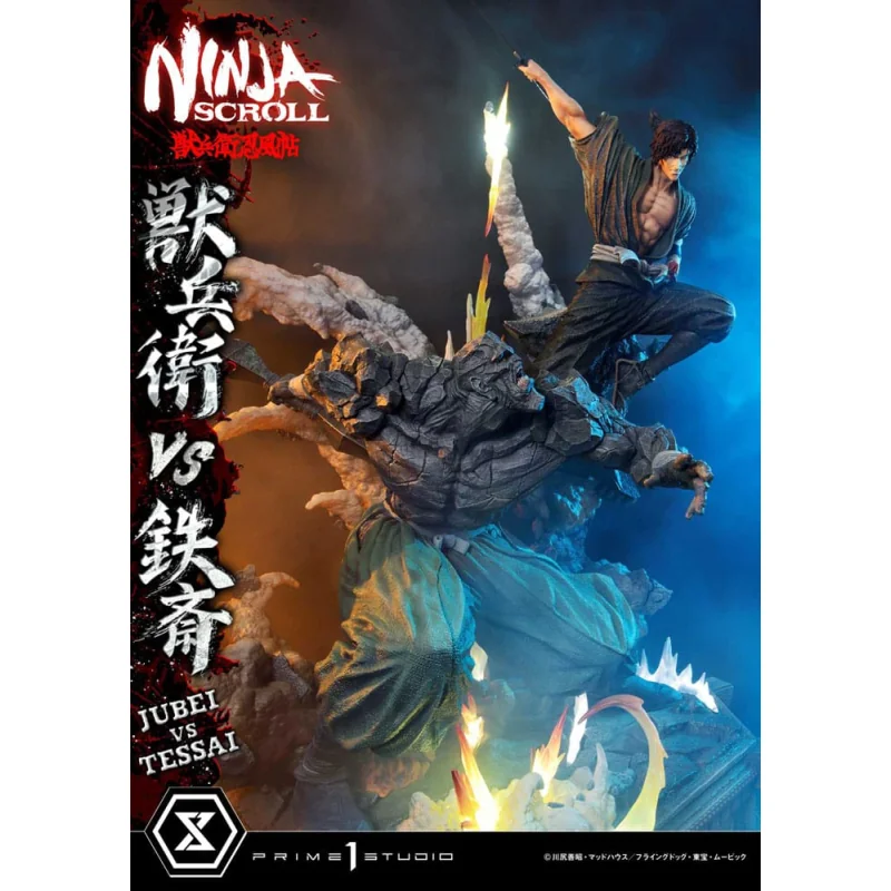 Ninja Scroll statuette Ultimate Premium Masterline Series 1/4 Jubei Versus Testa 101 cm Statue