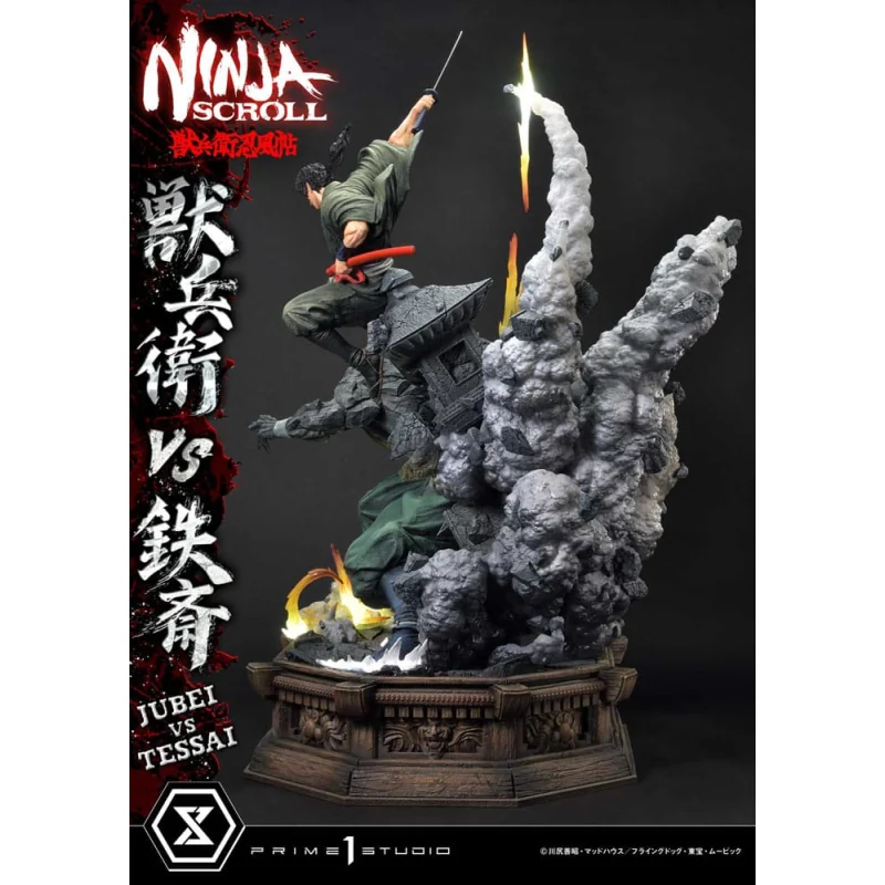 Ninja Scroll statuette Ultimate Premium Masterline Series 1/4 Jubei Versus Testa 101 cm