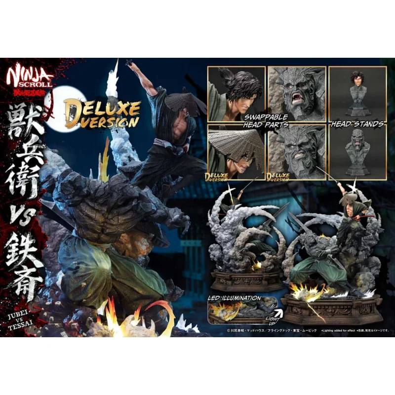 Ninja Scroll Statue Ultimate Premium Masterline Series 1/4 Jubei Versus Test Deluxe Version 101 cm Prime 1 Studio