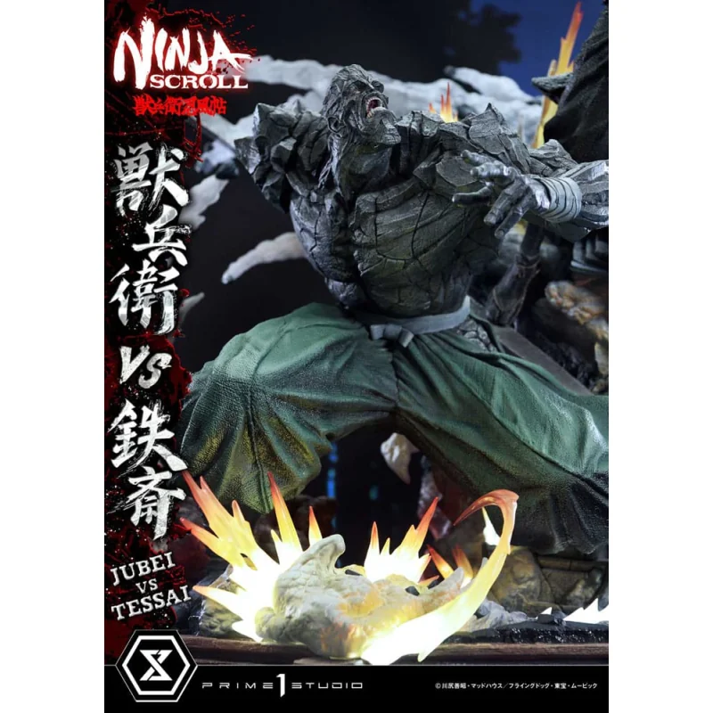 Ninja Scroll statuette Ultimate Premium Masterline Series 1/4 Jubei Versus Testa 101 cm