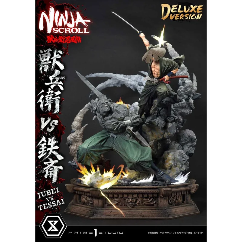 Ninja Scroll statuette Ultimate Premium Masterline Series 1/4 Jubei Versus Tssais Deluxe Bonus Version 101 cm 