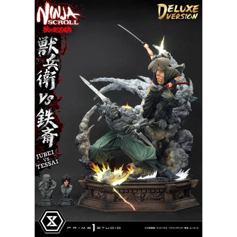 Ninja Scroll Statue Ultimate Premium Masterline Series 1/4 Jubei Versus Test Deluxe Version 101 cm