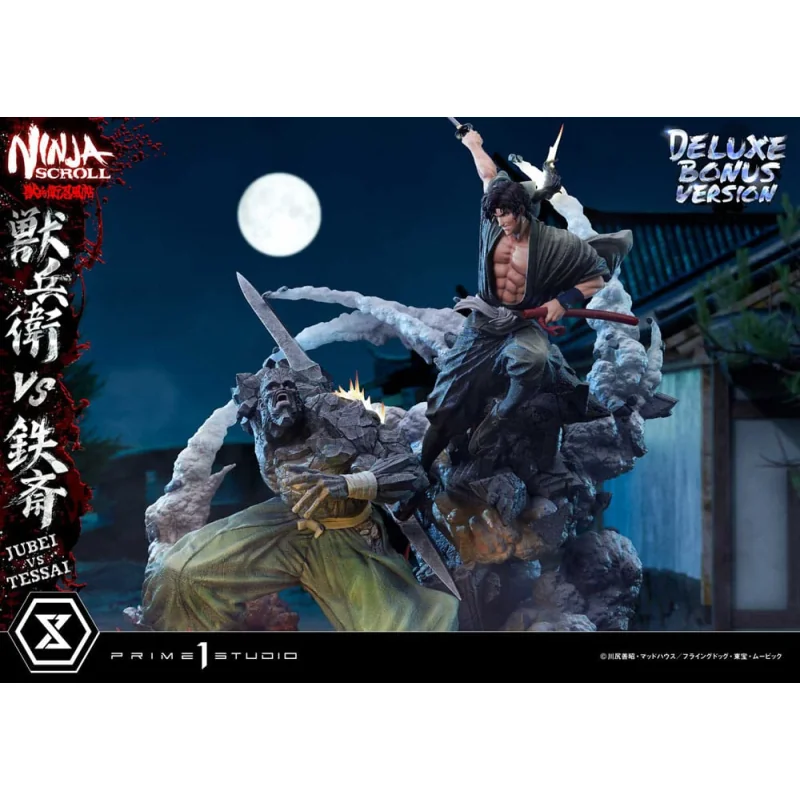 Ninja Scroll statuette Ultimate Premium Masterline Series 1/4 Jubei Versus Tssais Deluxe Bonus Version 101 cm