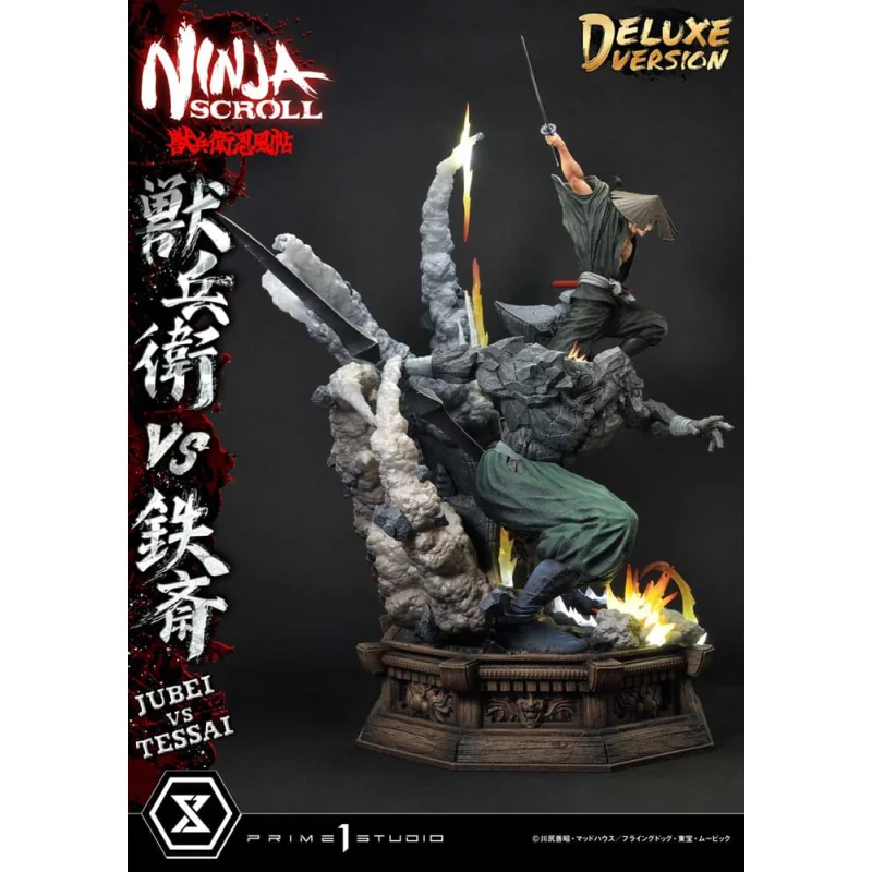 Ninja Scroll statuette Ultimate Premium Masterline Series 1/4 Jubei Versus Tssais Deluxe Bonus Version 101 cm