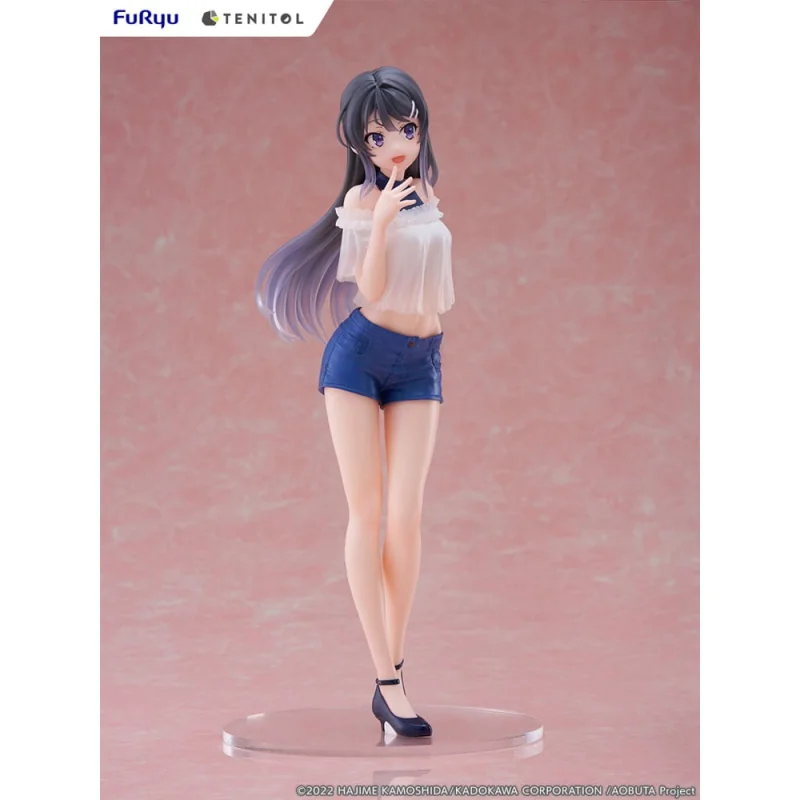 Rascal Does Not Dream of Bunny Girl Senpai Tenitol Mai Sakurajima 29 cm Furyu