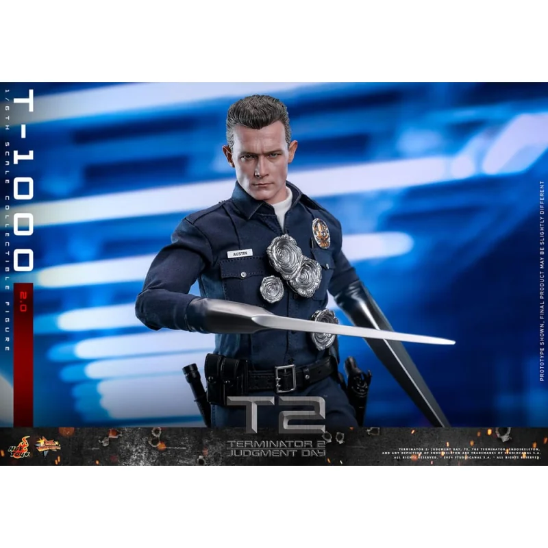 Terminator 2 action figure 1/6 Movie Masterpiece T-1000 (2.0) 31 cm