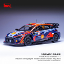 HYUNDAI I20 N 11 NEUVILLE/WYDAEGHE WRC1 CENTRAL EUROPEAN RALLY 2023 Die cast 