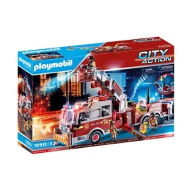 Playmobil 70935 - City Action Rescue Vehicles Fire Engine With Tower Ladder 