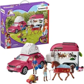 Schleich -Horse Club Adventure With Car And Trailer 