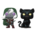 Dungeons & Dragons pack 2 POP! Movies Vinyl figures Drizzt & Guenhwyvar 9 cm Pop figures 