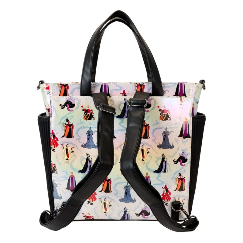 LF-WDBK3823 Disney by Loungefly Villains Backpack and Shopping Bag