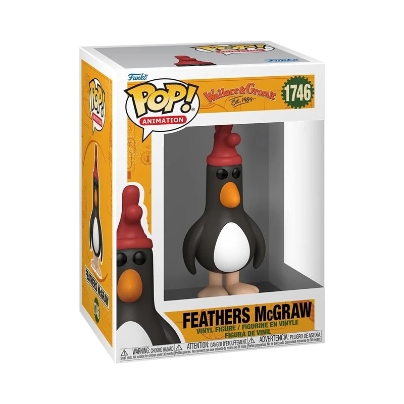 Wallace & Gromit Pop Feathers McGraw Pop figures 