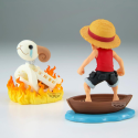 ONE PIECE - Luffy & Going Merry - WCF Log Stories Figure 8cm Banpresto