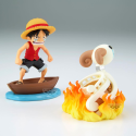 ONE PIECE - Luffy & Going Merry - WCF Log Stories Figure 8cm Figurines