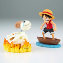 ONE PIECE - Luffy & Going Merry - WCF Log Stories Figure 8cm Figurine 