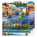 Tytus Brzozowski Imagination Warsaw Bridges puzzle (1000 pieces) 