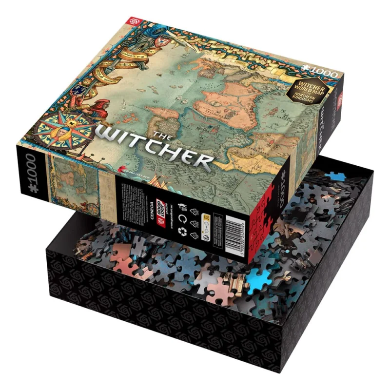 GOLO-24299 The Witcher 3 puzzle Gaming The Northern Kingdoms (1000 pieces)