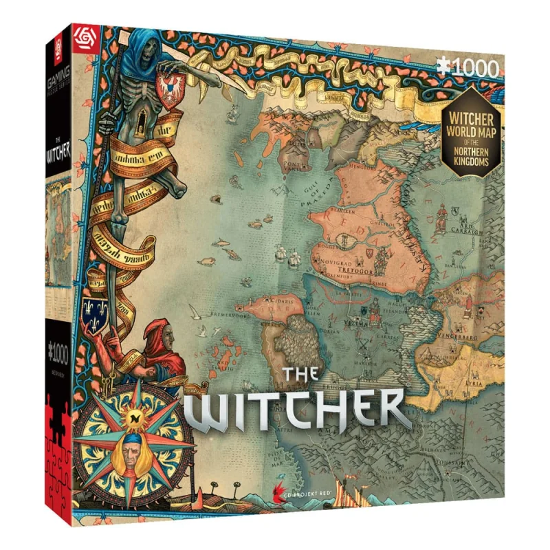 The Witcher 3 puzzle Gaming The Northern Kingdoms (1000 pieces)