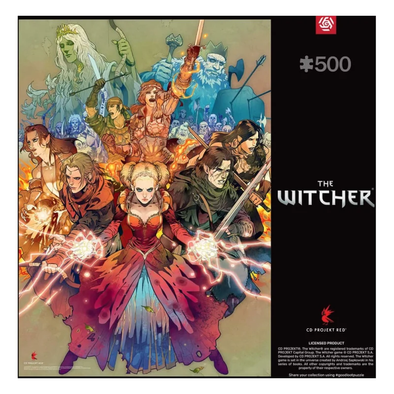 The Witcher puzzle Gaming Scoia'tael (500 pieces) Jigsaw puzzle