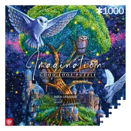 Roch Urbaniak puzzle Imagination Owl Island / Wyspa Sów (1000 pieces) 