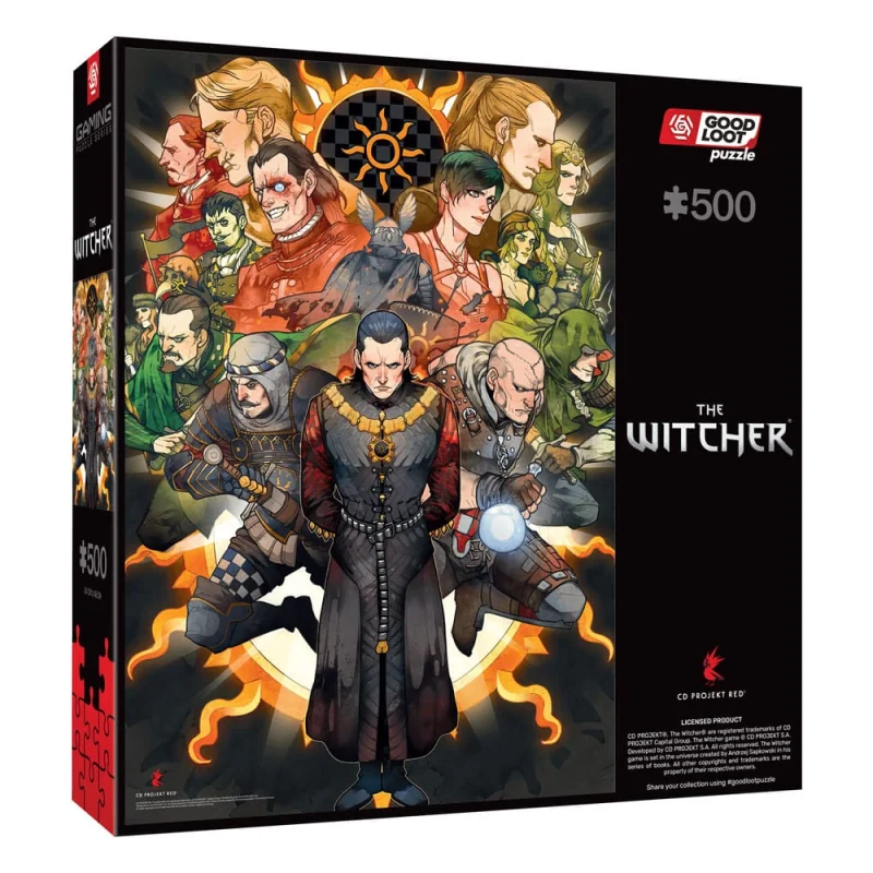 The Witcher puzzle Gaming Nilfgaard (500 pieces) Jigsaw puzzle