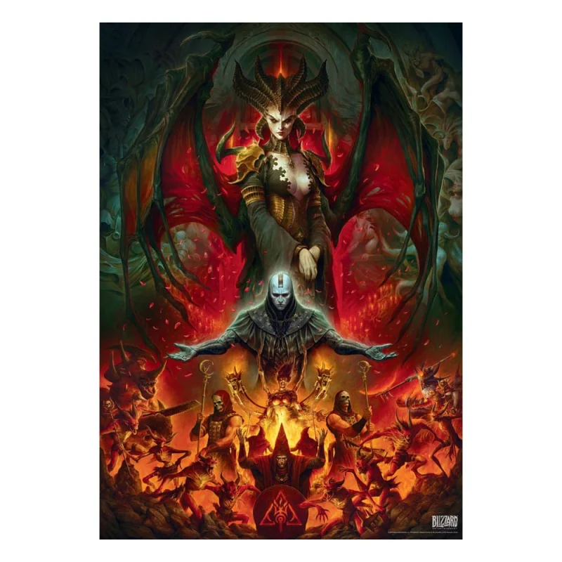 Diablo IV puzzle Gaming Lilith Composition (1000 pieces) Good Loot