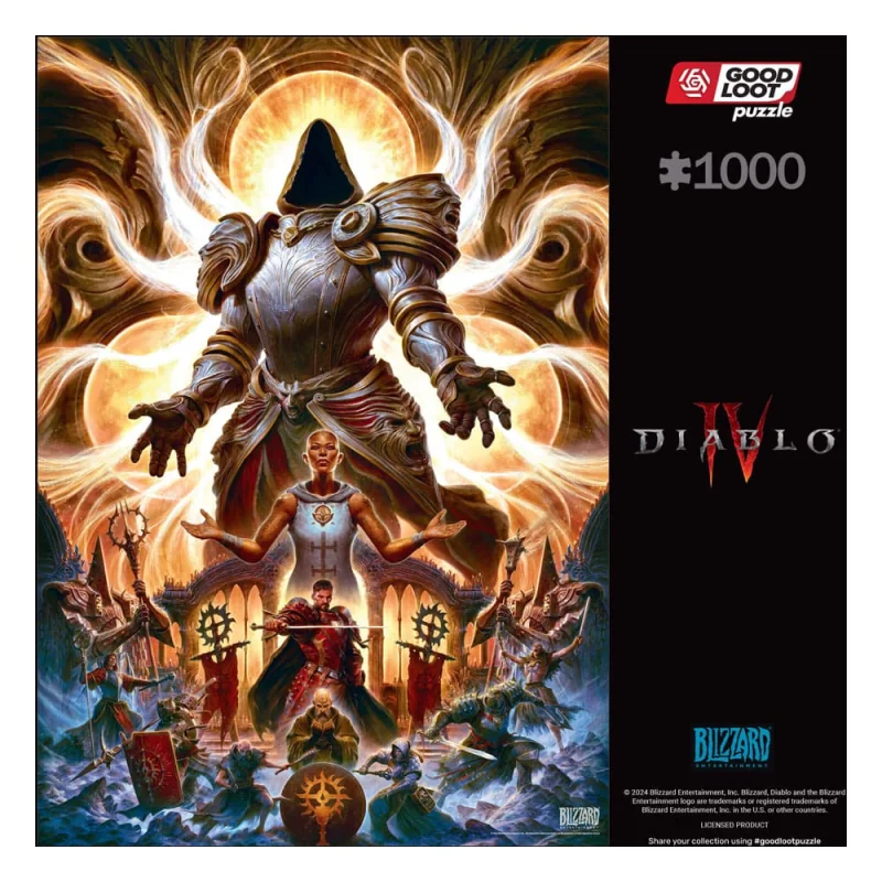 Diablo IV puzzle Gaming Inarius The Father (1000 pieces) Good Loot