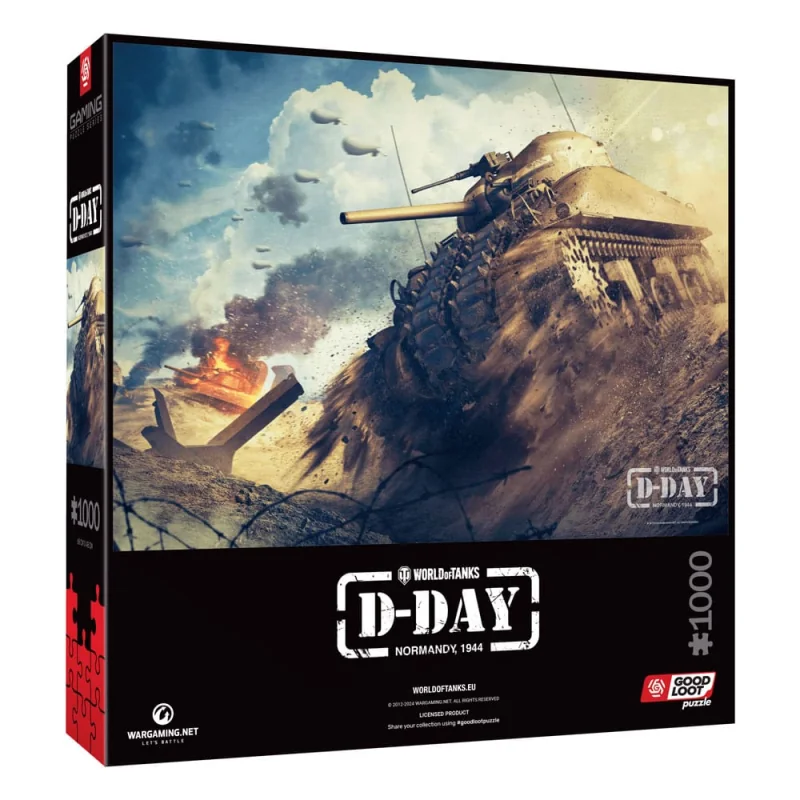 World of Tanks puzzle Gaming D-Day (1000 pieces) Jigsaw puzzle